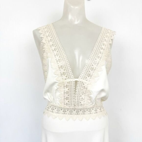 Flora Nikrooz Sleepwear Blythe Nightgown Ivory small - Picture 9 of 11